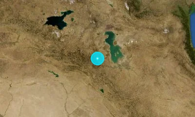 45 km SW of Orūmīyeh, Iran