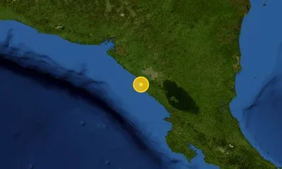 57 km W of Masaya, Nicaragua