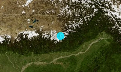 212 km NNE of Guwahati, India