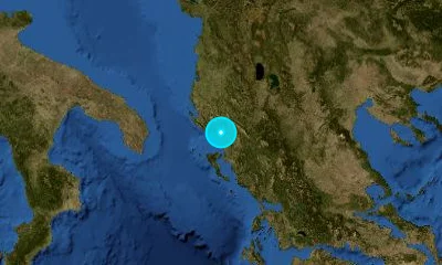 111 km S of Elbasan, Albania