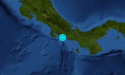 222 km SE of San José, Costa Rica