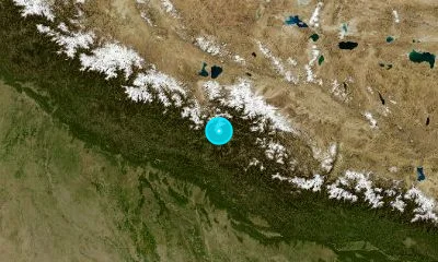 200 km ENE of Haldwani, India