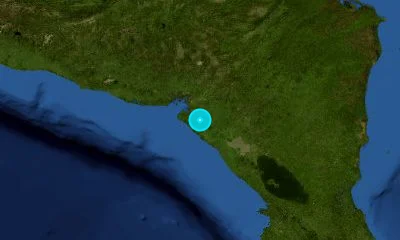 26 km NNW of Chinandega, Nicaragua