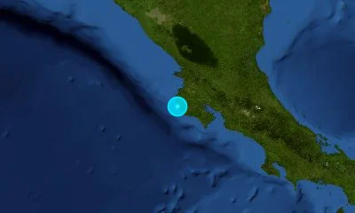 189 km W of San José, Costa Rica