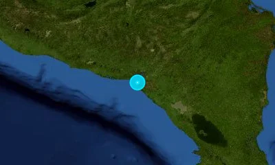 76 km NW of Chinandega, Nicaragua