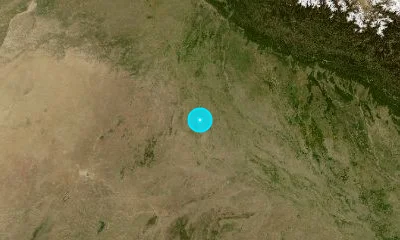 57 km NNW of Mathura, India