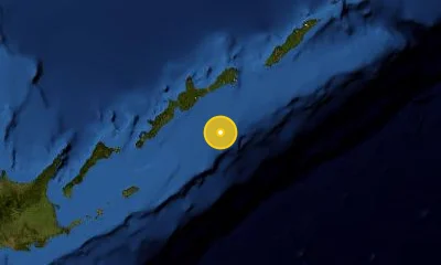 383 km ENE of Kitami, Japan