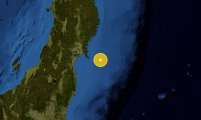 74 km ESE of Ishinomaki, Japan