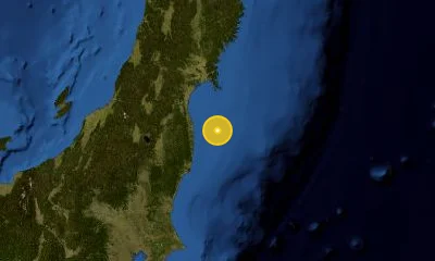 85 km NE of Iwaki, Japan