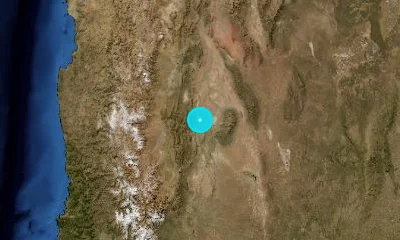 31 km N of San Juan, Argentina