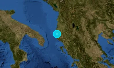 84 km SW of Elbasan, Albania