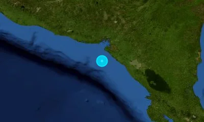 74 km WSW of Chinandega, Nicaragua