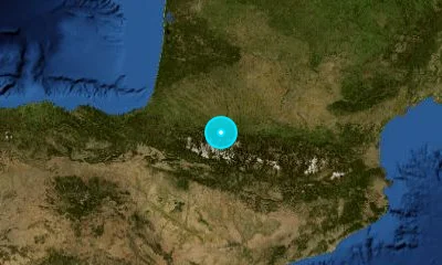 127 km ENE of Pamplona, Spain