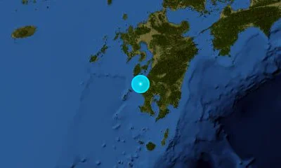 68 km SW of Honmachi, Japan
