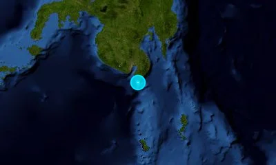 65 km SSE of General Santos, Philippines