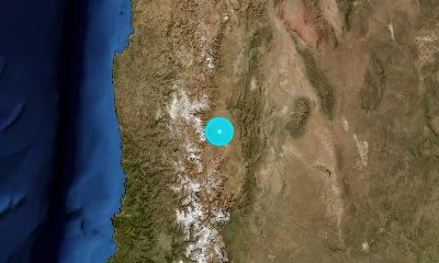 99 km W of San Juan, Argentina
