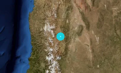 86 km WSW of San Juan, Argentina