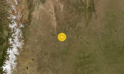 59 km SSW of San Luis, Argentina