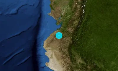 46 km SE of Tumbes, Peru