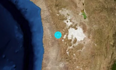 118 km E of Iquique, Chile
