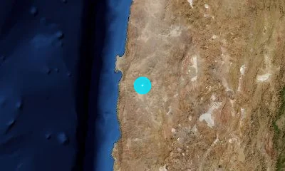 71 km ESE of Antofagasta, Chile
