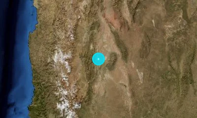 27 km N of San Juan, Argentina