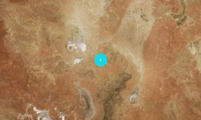 620 km N of Adelaide, Australia