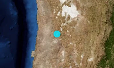 72 km NNE of Calama, Chile