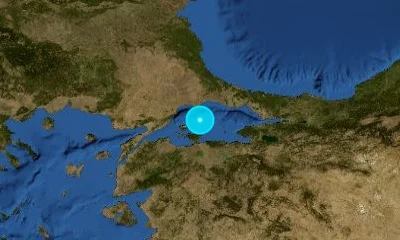 80 km WSW of Bağcılar, Türkiye