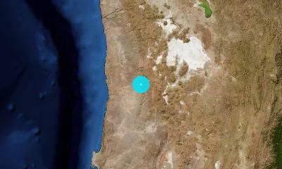 148 km N of Calama, Chile
