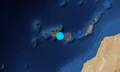 76 km W of Telde, Spain