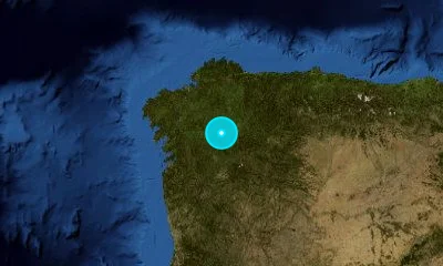 40 km NNE of Ourense, Spain