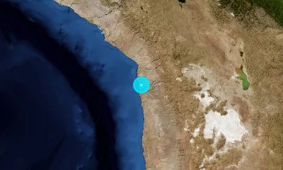 62 km S of Arica, Chile