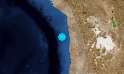 72 km NW of Iquique, Chile