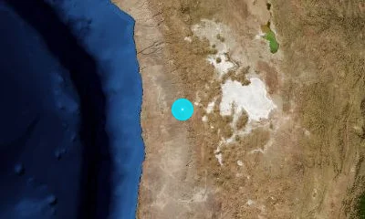 106 km ESE of Iquique, Chile