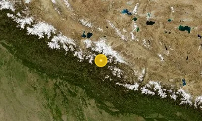 243 km ENE of Haldwani, India