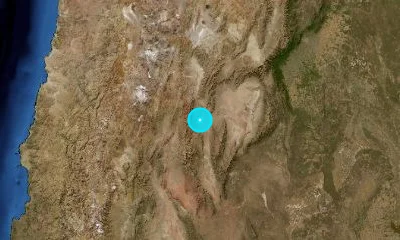 134 km NNW of La Rioja, Argentina