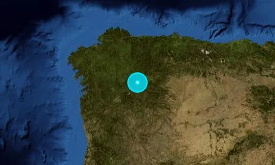 69 km ENE of Ourense, Spain
