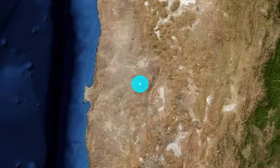 61 km S of Calama, Chile