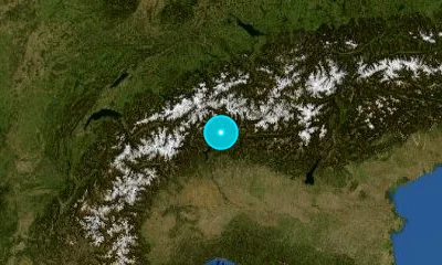 83 km NNW of Milan, Italy