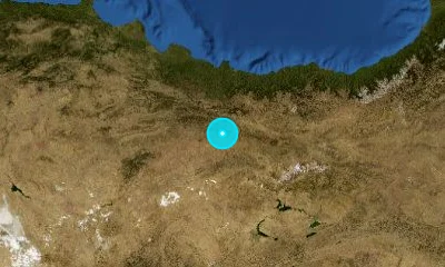 64 km ENE of Sivas, Türkiye