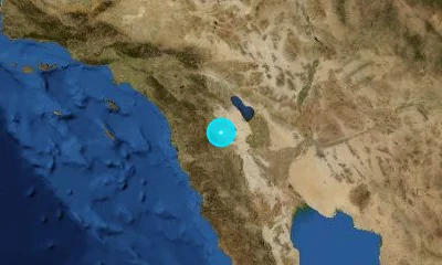82 km WNW of Mexicali, Mexico