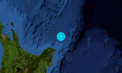 260 km ENE of Tauranga, New Zealand