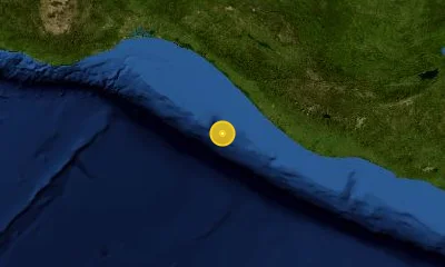122 km WSW of Tapachula, Mexico