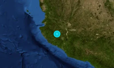 99 km NW of Colima, Mexico
