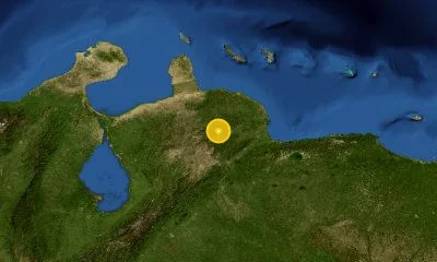 69 km N of Barquisimeto, Venezuela