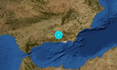 77 km WNW of Almería, Spain