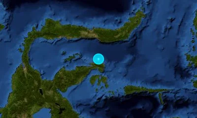113 km S of Gorontalo, Indonesia
