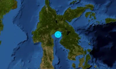60 km E of Palopo, Indonesia