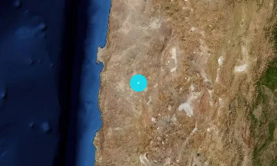 123 km ESE of Antofagasta, Chile